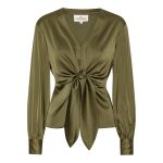 Karmamia blair blouse semi rich olive