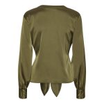 Karmamia blair blouse semi rich olive - Billede 2