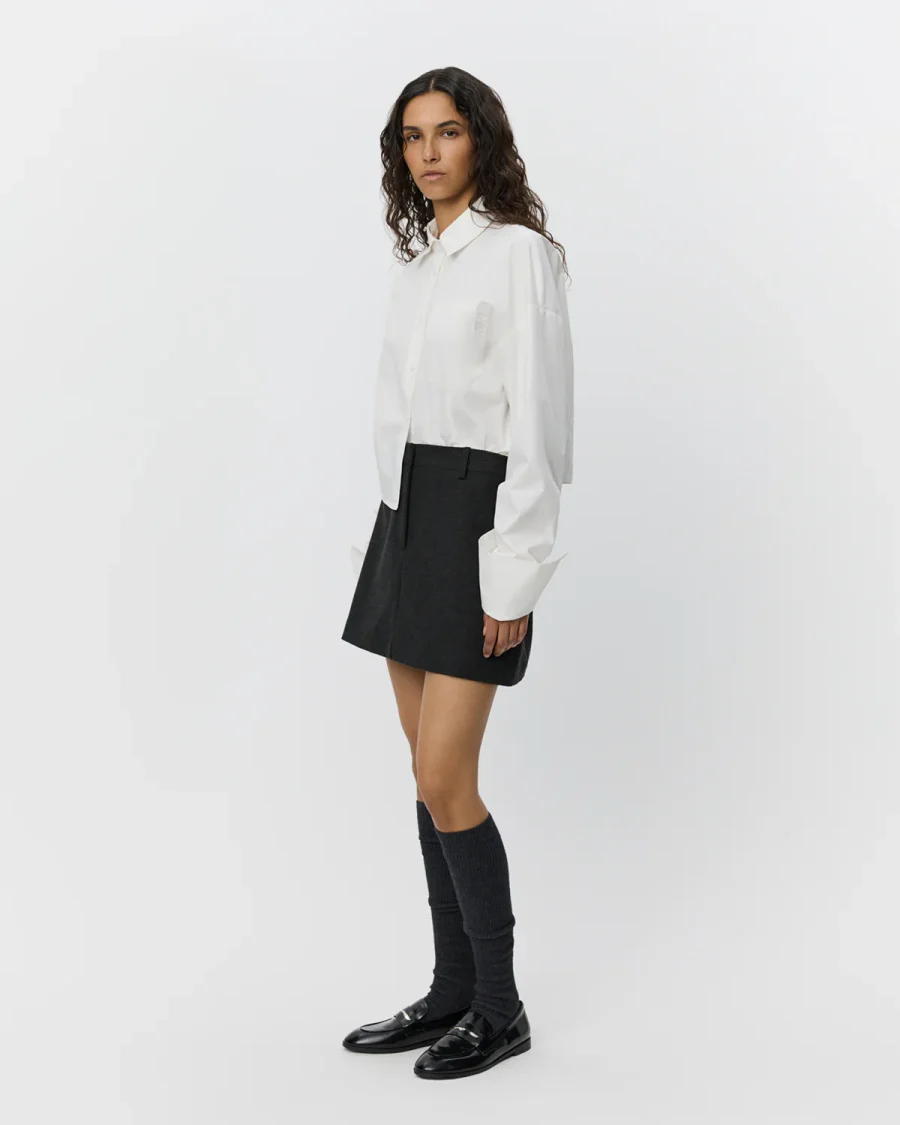 Sofie schnoor dianasw skirt grey - Billede 5