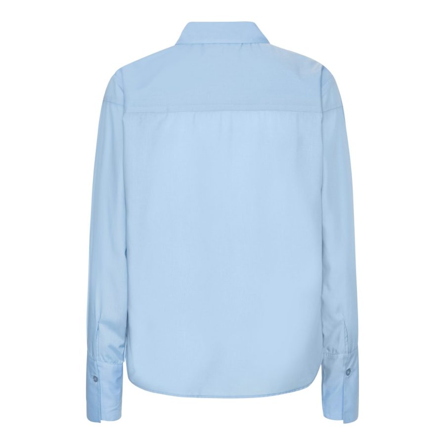 Karmamia drew shirt blue cotton - Billede 2