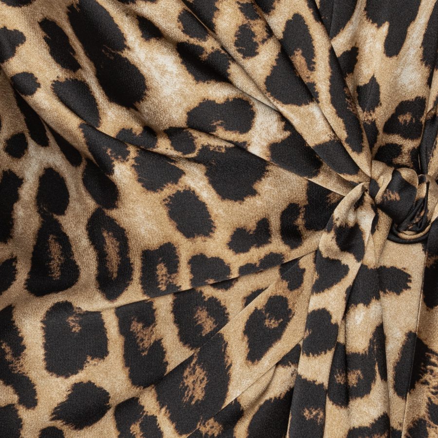 Karmamia elena blouse hammered leopard - Billede 4