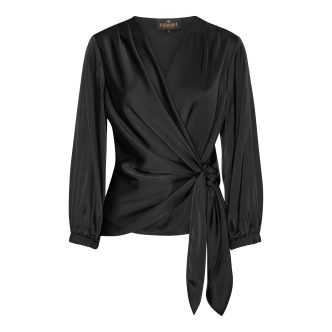 Karmamia elena blouse semi rich black