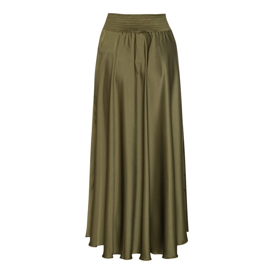 Karmamia savannah skirt semi rich olive - Billede 2