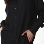 Karmamia alma shirt black leo silk - Billede 5