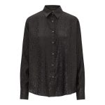 Karmamia alma shirt black leo silk