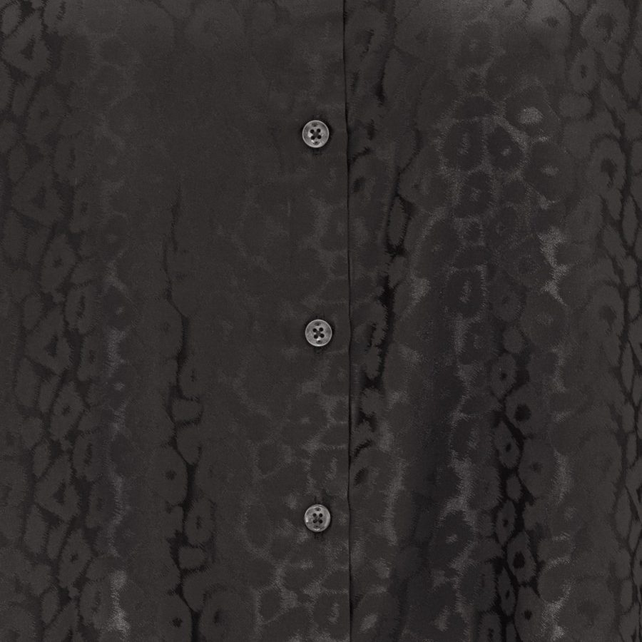 Karmamia alma shirt black leo silk - Billede 3
