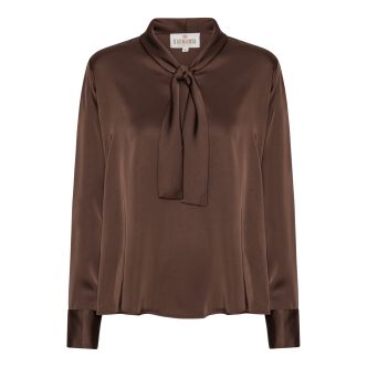 Karmamia audrey blouse semi rich brown