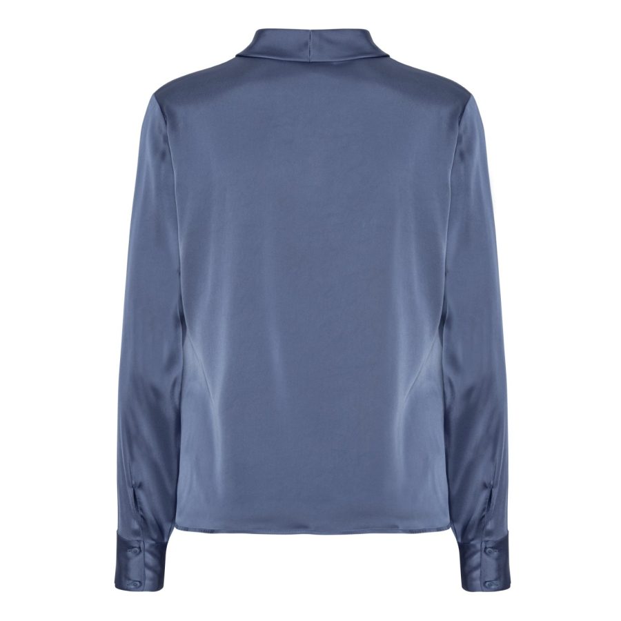 Karmamia audrey blouse semi rich crown blue - Billede 2
