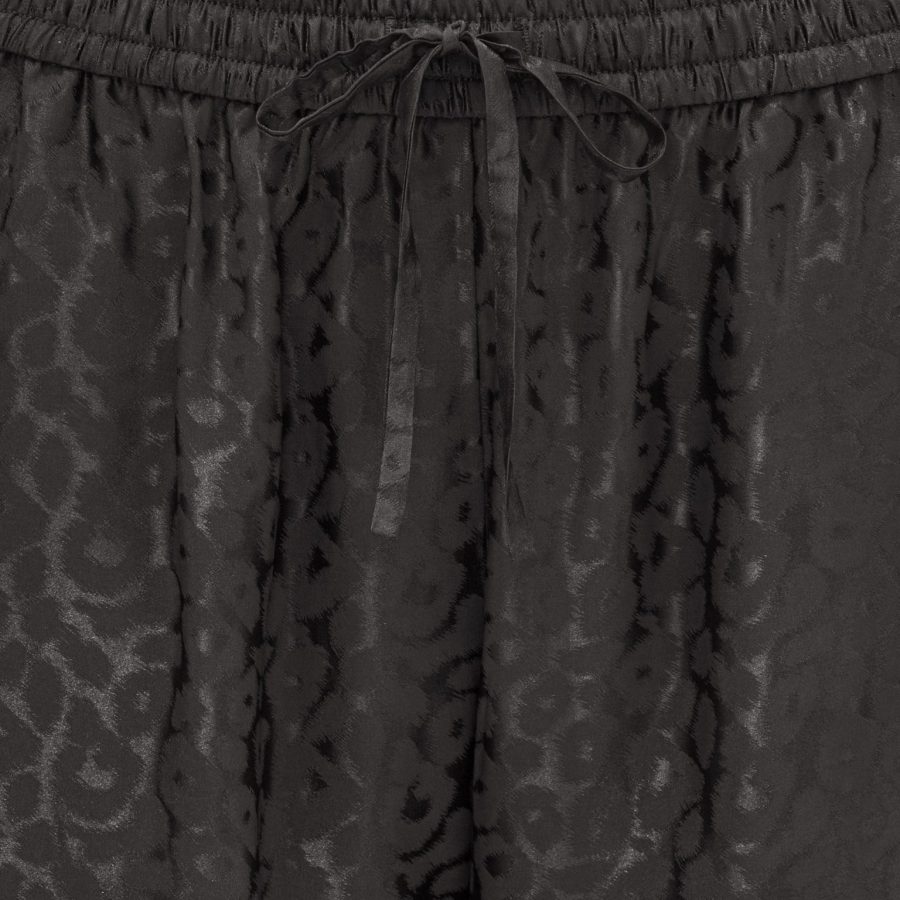 Karmamia garcia pants black leo silk - Billede 3