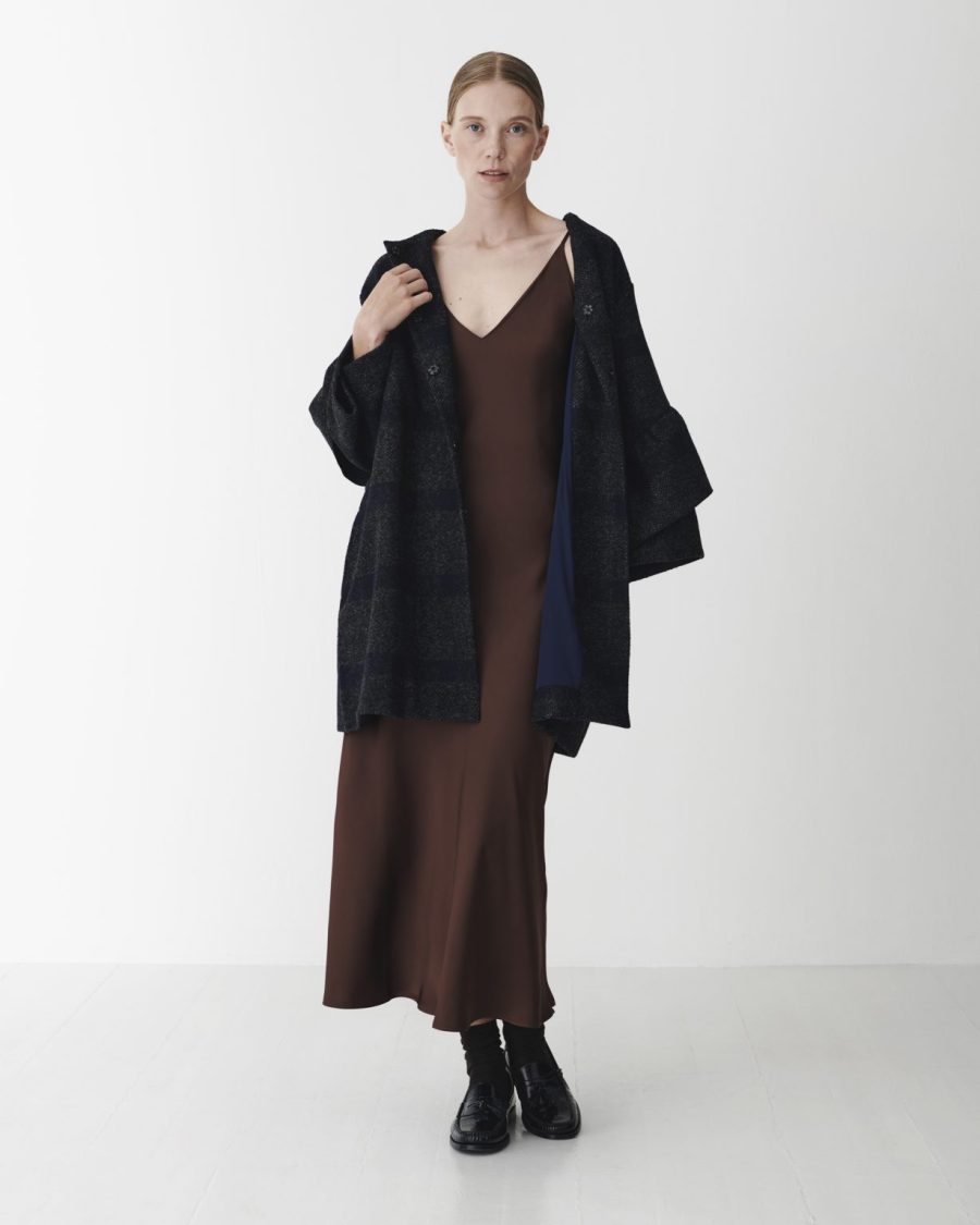 Karmamia camisole dress semi rich brown - Billede 4