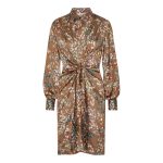 Karmamia mila dress mid melange brown