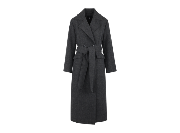 Urban pioneers isabelle coat grey melange