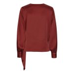 Karmamia ines blouse bordeaux - Billede 2