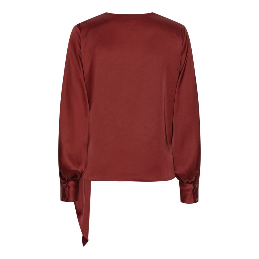 Karmamia ines blouse bordeaux - Billede 2