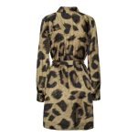 Karmamia noelle dress short khaki maxi leo - Billede 2