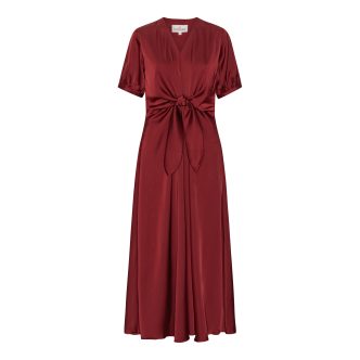 Karmamia faye dress semi rich merlot