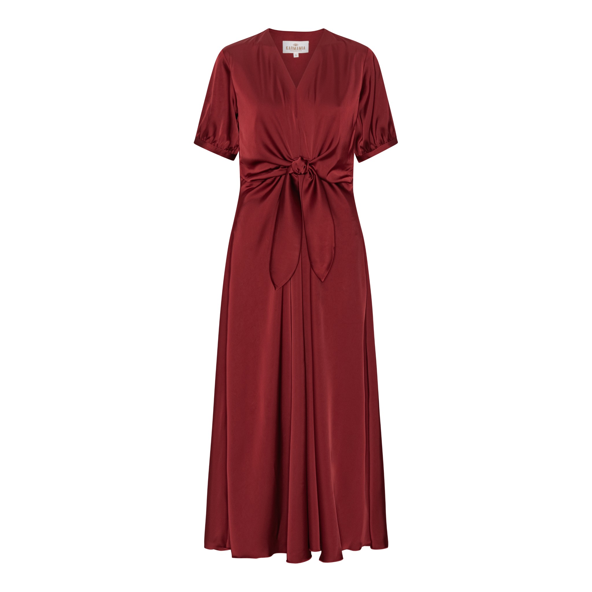 Karmamia faye dress semi rich merlot