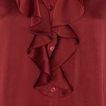 Karmamia sophia blouse semi rich merlot - Billede 3