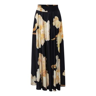 Karmamia savannah skirt gold maxi flower