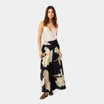 Karmamia savannah skirt gold maxi flower - Billede 4