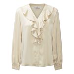 Karmamia sophia blouse semi rich porcelain