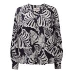 Karmamia amelia shirt navy palm
