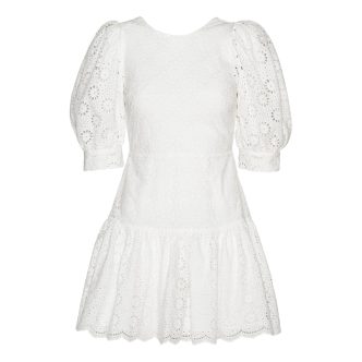 Helene studios marie emb dress white