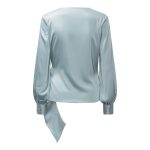 Karmamia ines blouse semi rich sky blue - Billede 2