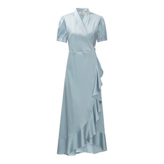 Karmamia iris dress hammered sky