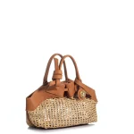 Kooreloo midi swan bag raffia leather - Billede 3