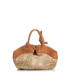 Kooreloo midi swan bag raffia leather - Billede 2