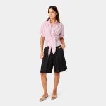 Karmamia lee shirt short pink cotton - Billede 4