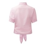 Karmamia lee shirt short pink cotton - Billede 2