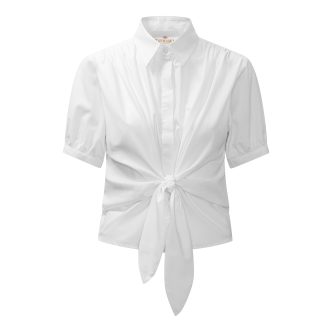 Karmamia lee shirt short white cotton