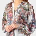 Karmamia amelia shirt meadow white - Billede 6