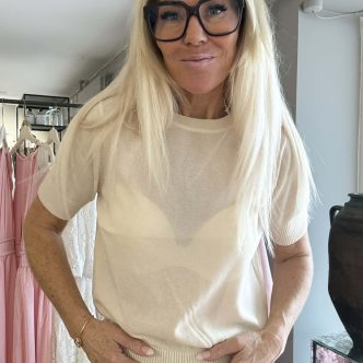 Bb knit t-shirt creme