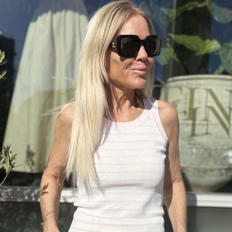 Bb tank top stripe rosa