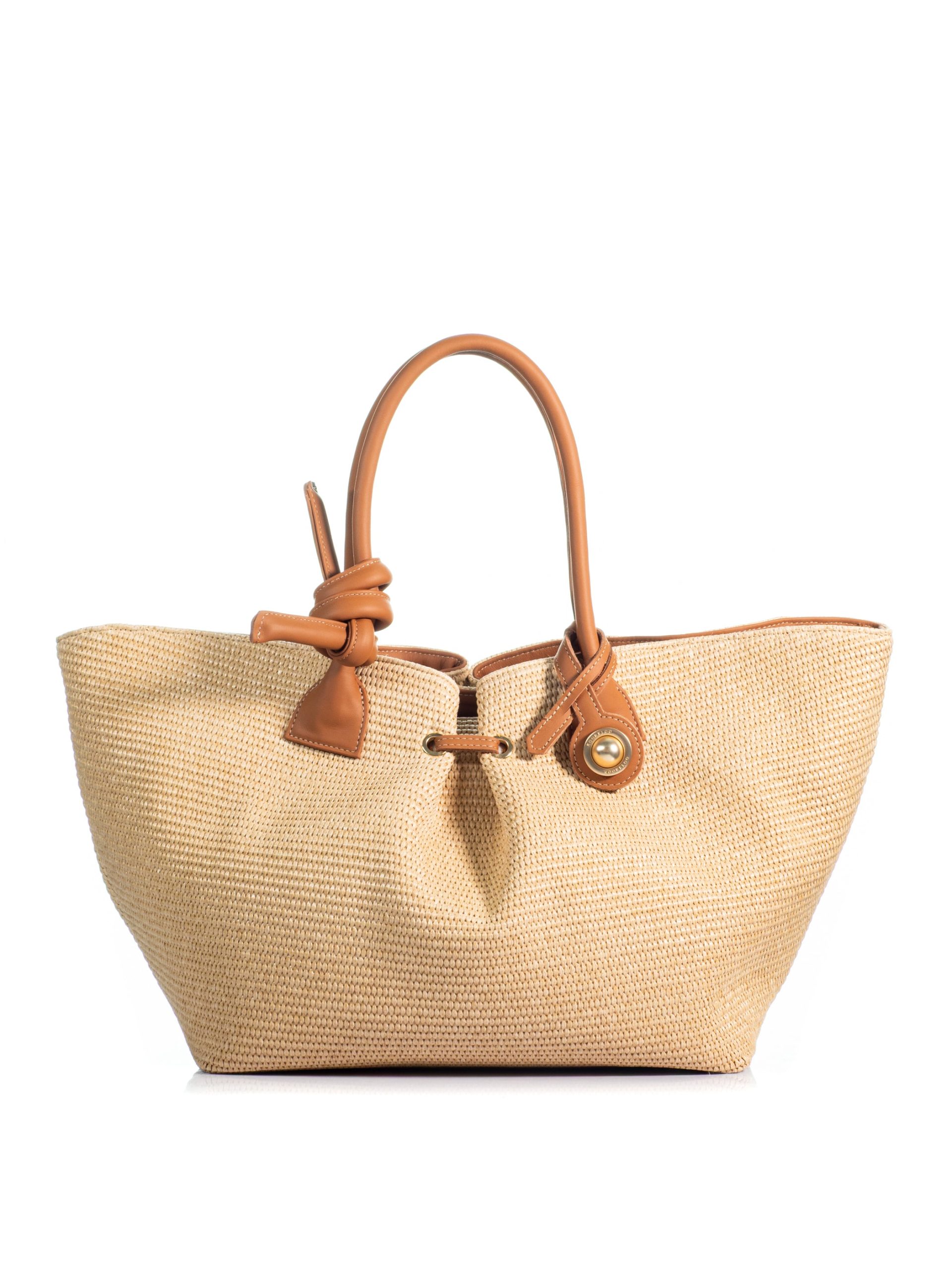 Kooreloo swan belle maxi bag raffia