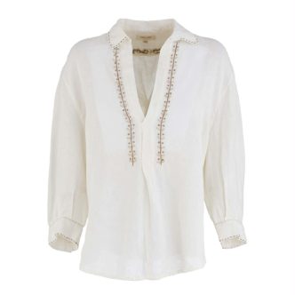 Lino linen blouse ivory