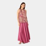 Karmamia savannah skirt semi rich velvet pink - Billede 4