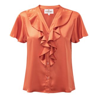 Karmamia sophia blouse short semi rich sunset