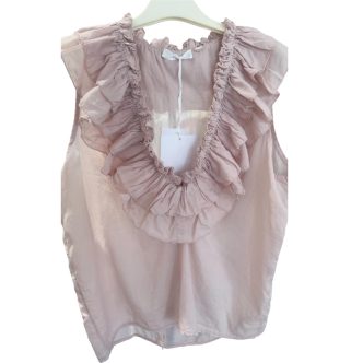 BB ruffle top rose