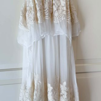 BB strap dress ivory