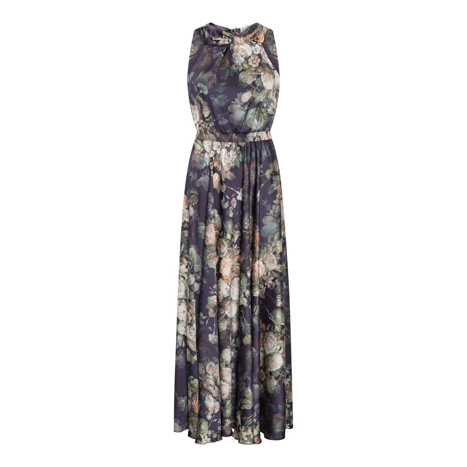Karmamia florence dress indigo bloom
