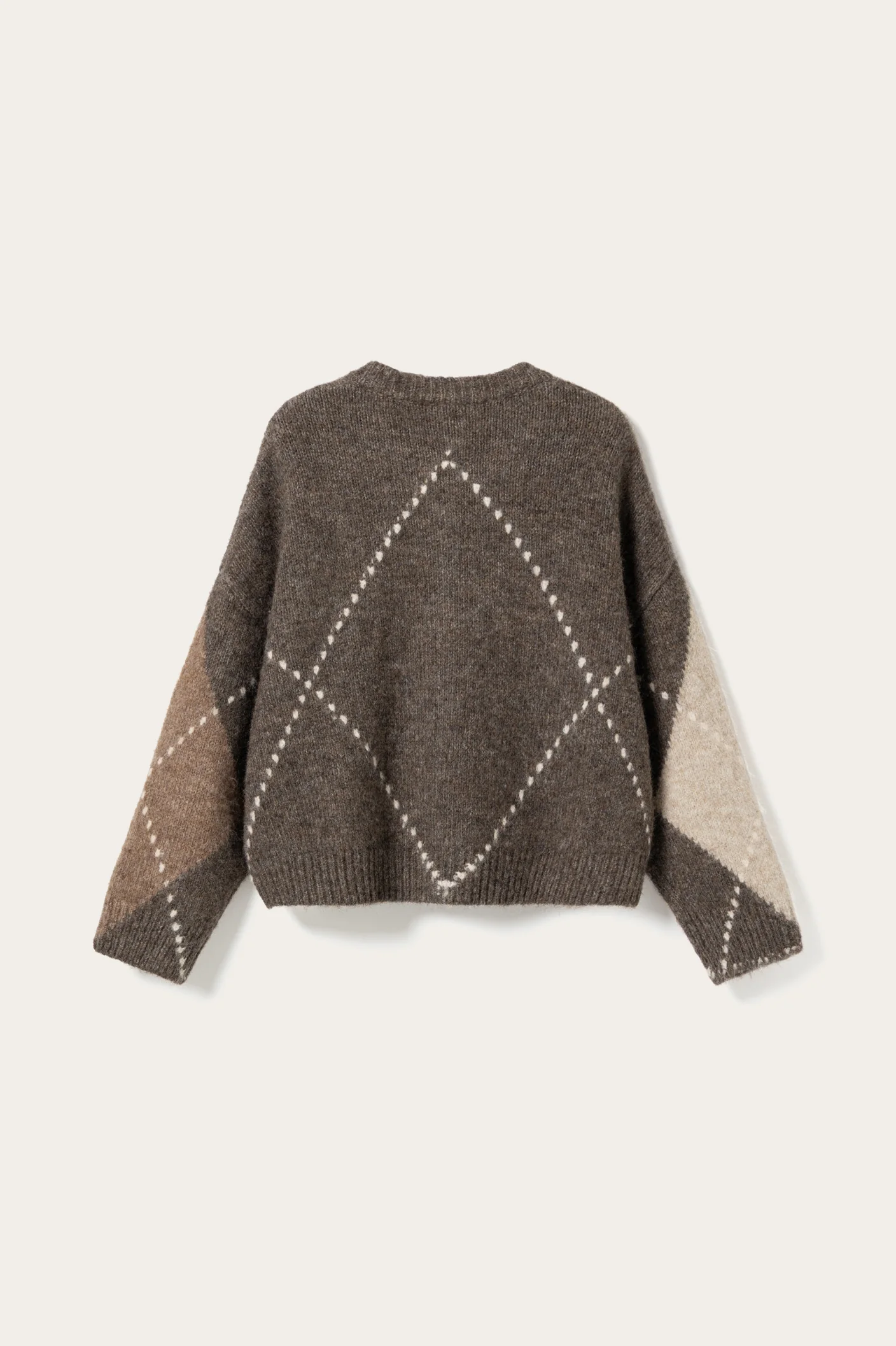 Noella lai knit ash brown mix - Billede 2