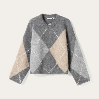 Noella lai knit grey mix