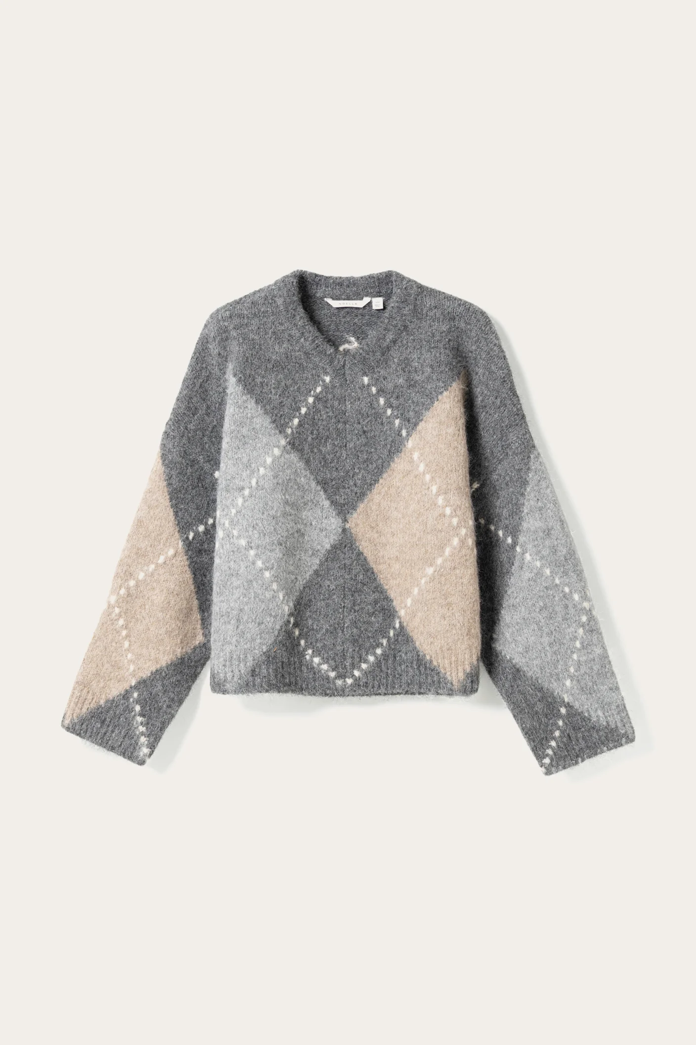 Noella lai knit grey mix