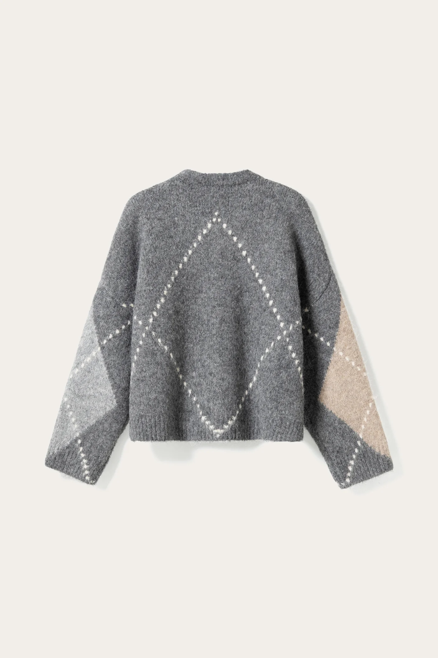 Noella lai knit grey mix - Billede 2