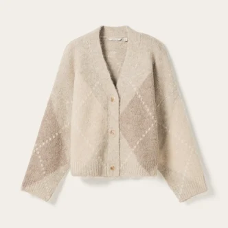Noella laiana cardigan beige mix