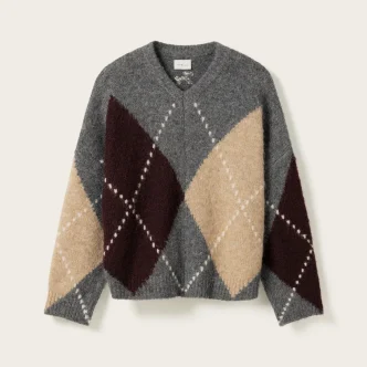 Noella lai knit medium grey mel